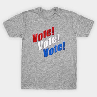 Stunning Vote! Vote! Vote! Red White & Blue voting 2024 T-Shirt